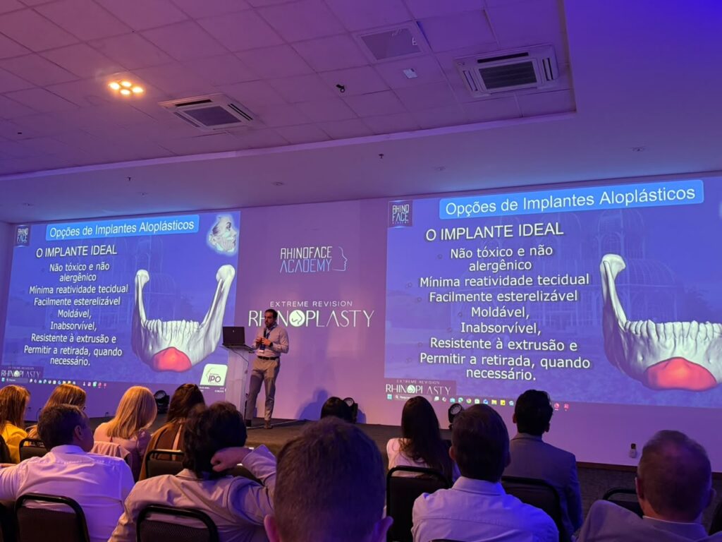 Participação do Dr. Gabriel Zorron no Congresso de Rinoplastia e Cirurgia da Face, com aula e palestra.